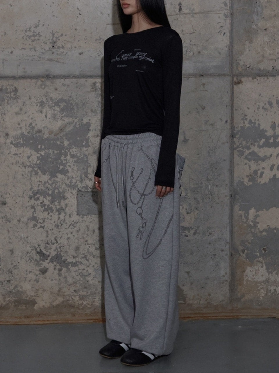 【FANCY CLUB】BACK CROSS LONG SLEEVE / 【ファンシークラブ】バッククロス長袖Ｔシャツ