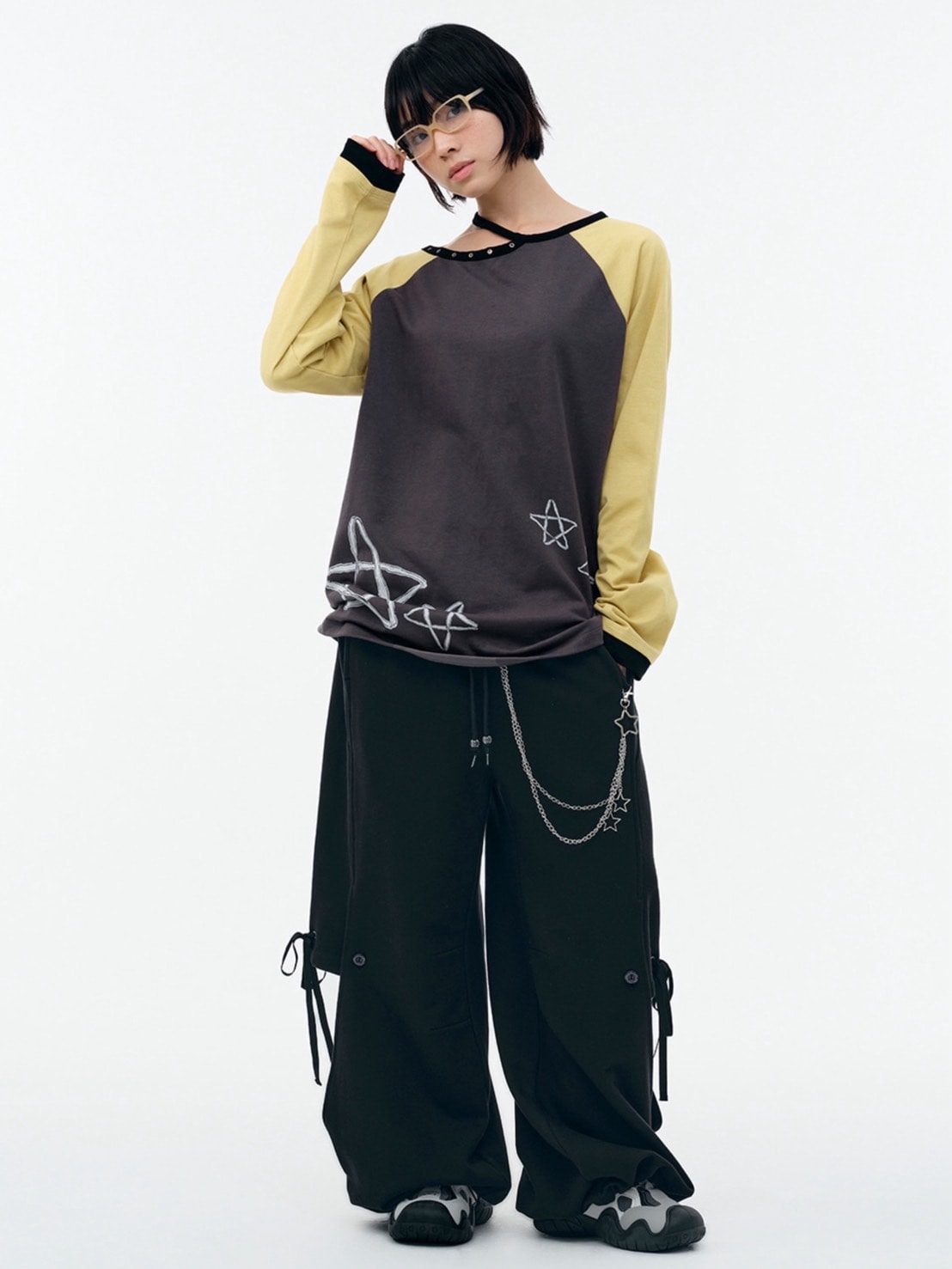 【TUOMIO】DOUBLE LAYERED SWEATPANTS / 【トゥオミオ】ダブルレイヤードスウェットパンツ
