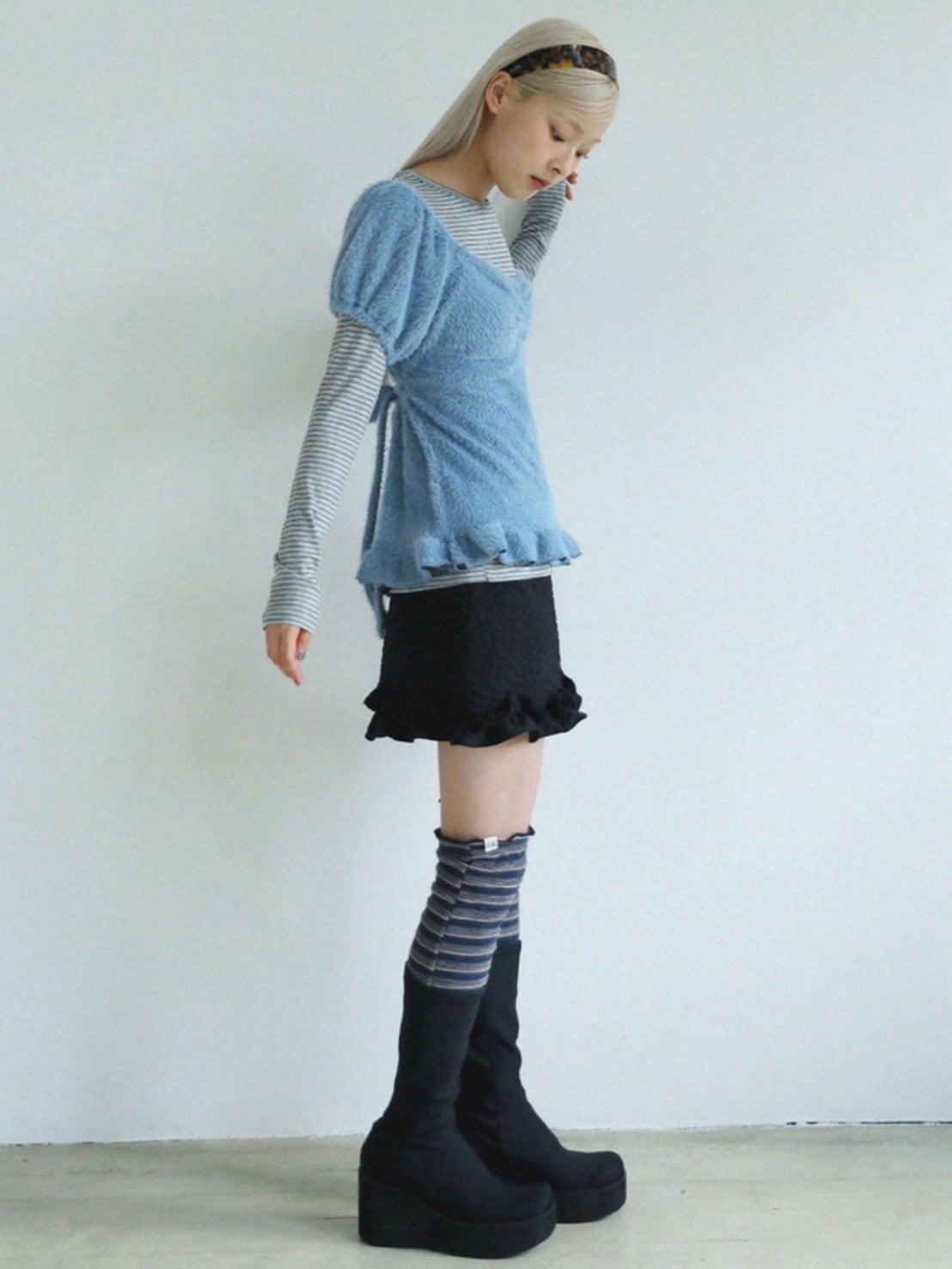 12/21 20:00 再販【Uglyshadow】KNEE HIGH SOCKS