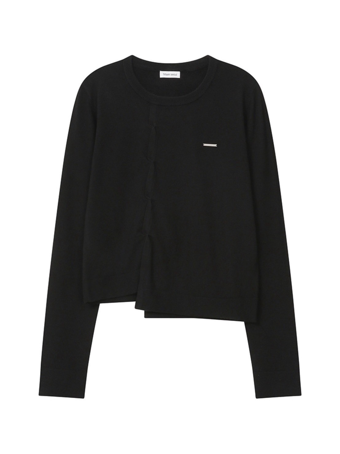 【Miseki seoul】Origami pleats knit top