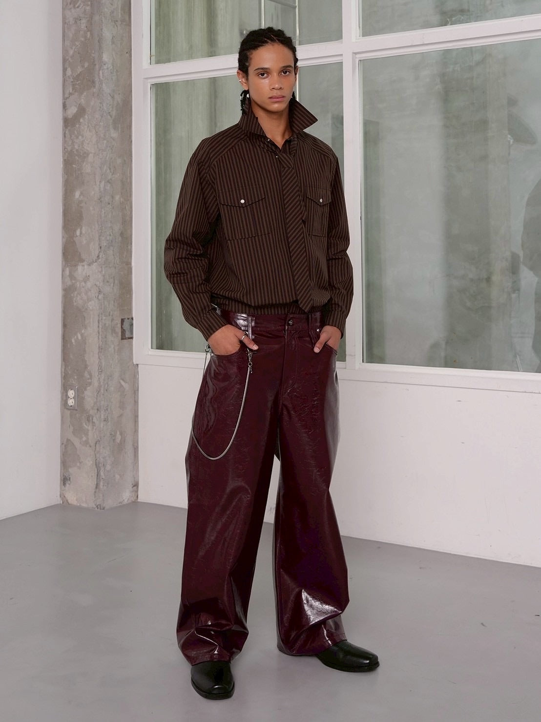 【ESC STUDIO】Patent leather pants