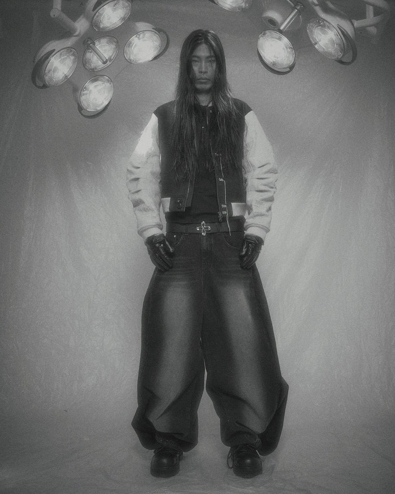 【SURGERY】surgery double folding over wide baggy jeans ver.2 / 【サージェリー】サージェリーダブルフォールディングオーバーワイドバギージーンズ バージョン.2