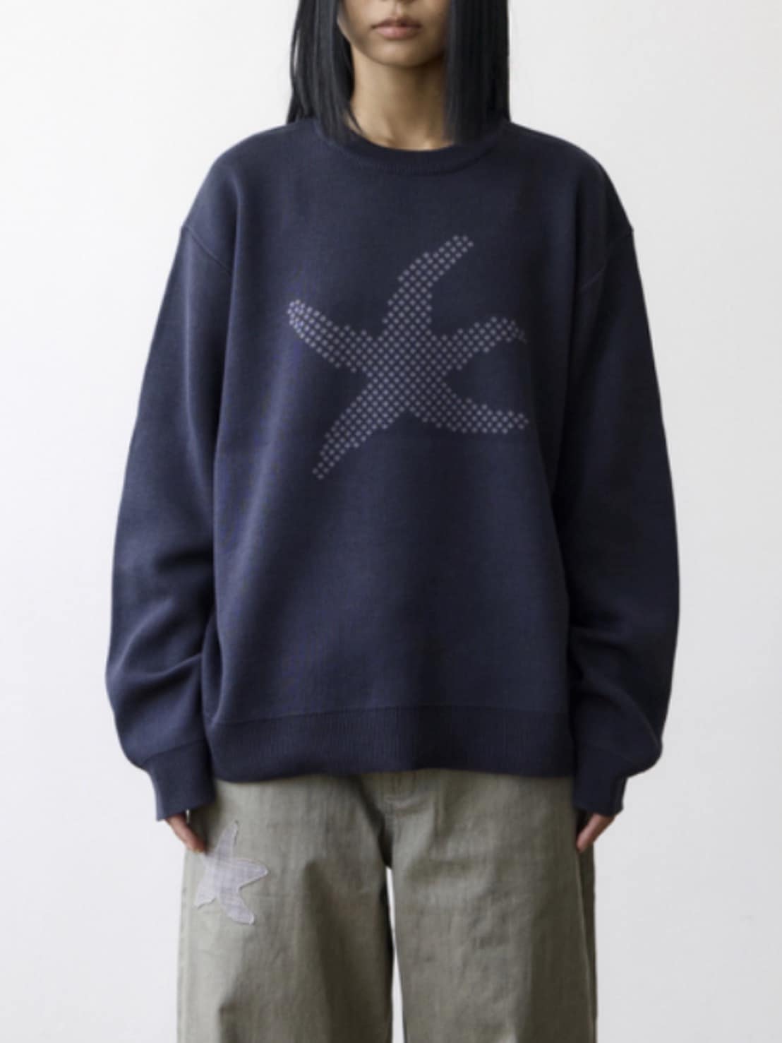 【THECOLDESTMOMENT】TCM starfish logo knit