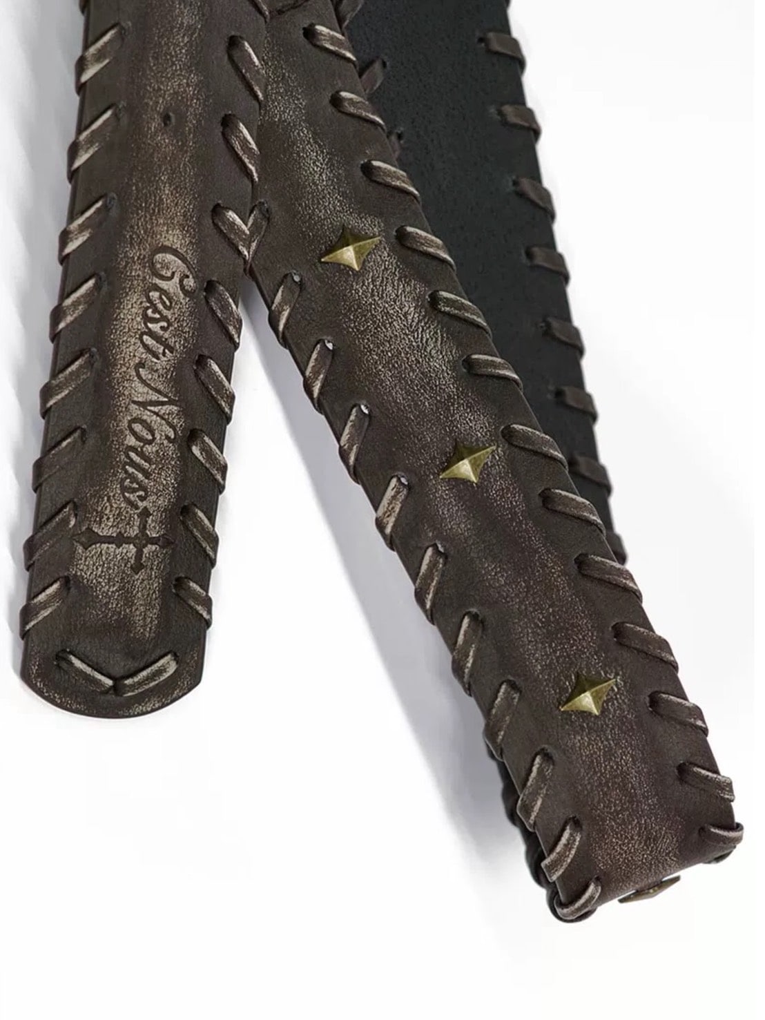 【Cest Nous】Vintage Lace-up Belt / 【セヌー】ビンテージレースアップベルト