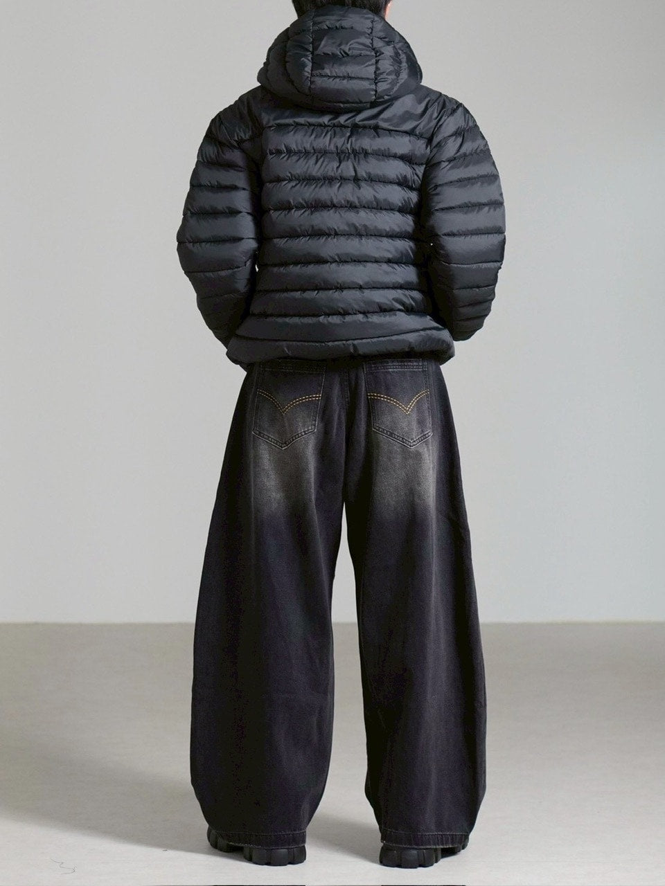 受注制【Chikashitsu +】light volume puffer jacket / 【チカシツプラス】ライトボリュームパファージャケット (3color)