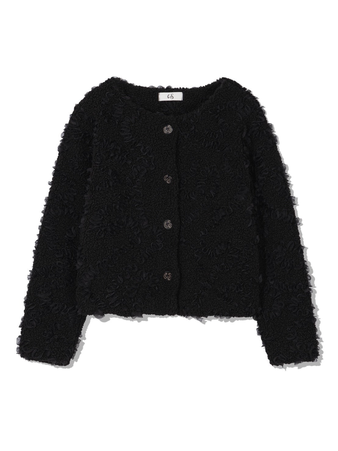12/21 20:00 発売【Uglyshadow】RUFFLED FUR JACKET