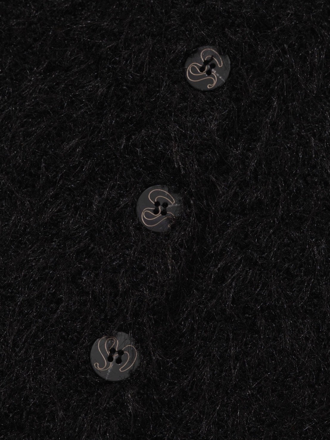 12/21 20:00 発売【Uglyshadow】BOUCLE RUFFLE KNIT CARDIGAN