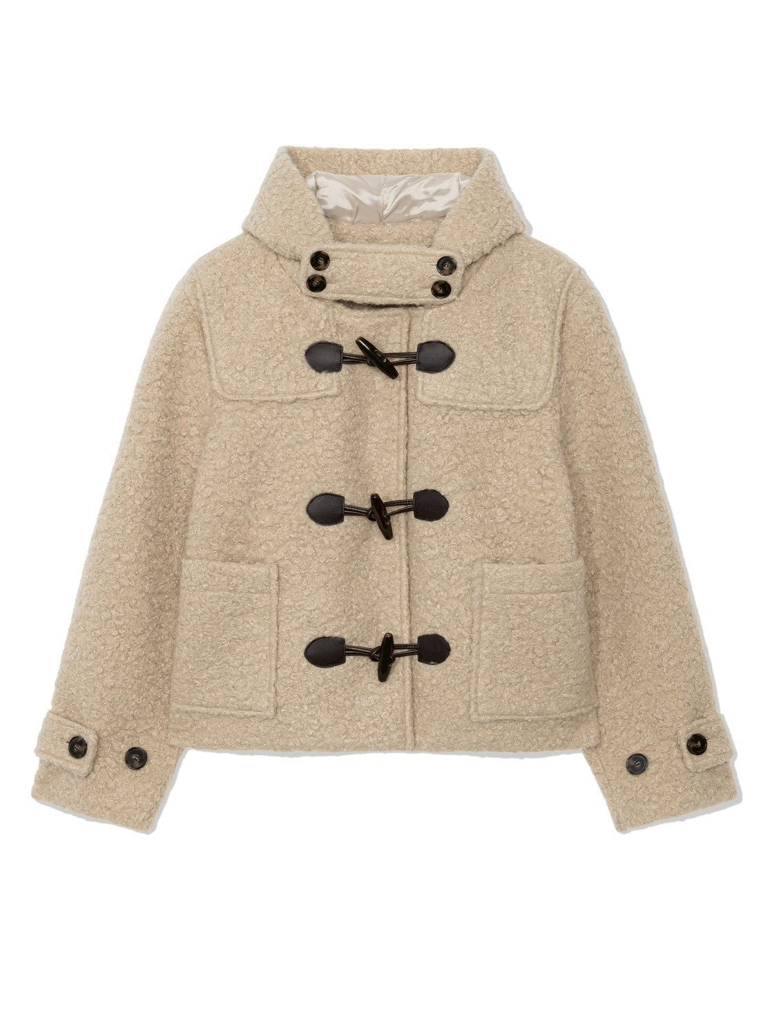 12/21 20:00 発売【Uglyshadow】CURLY DUFFLE COAT