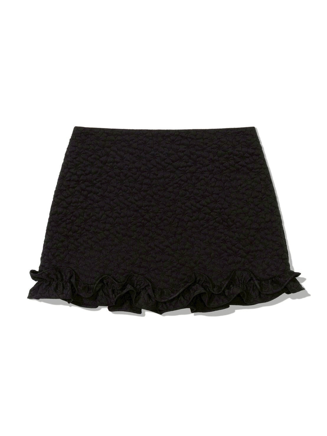 12/21 20:00 発売【Uglyshadow】FLOWER RUFFLE MINI SKIRT