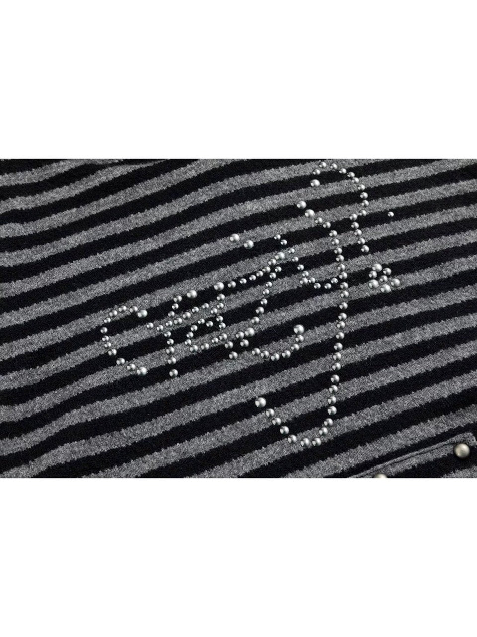 【Cest Nous】Striped cat-ear Striped cat-ear pullover parker / 【セヌー】ボーダーキャットイヤープルオーバーパーカー