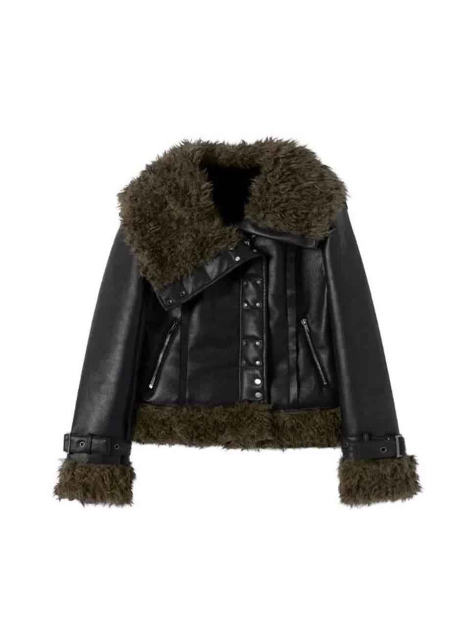 【Cest Nous】Faux Fur-Lined Coat / 【セヌー】ファーラインコーティングジャケット