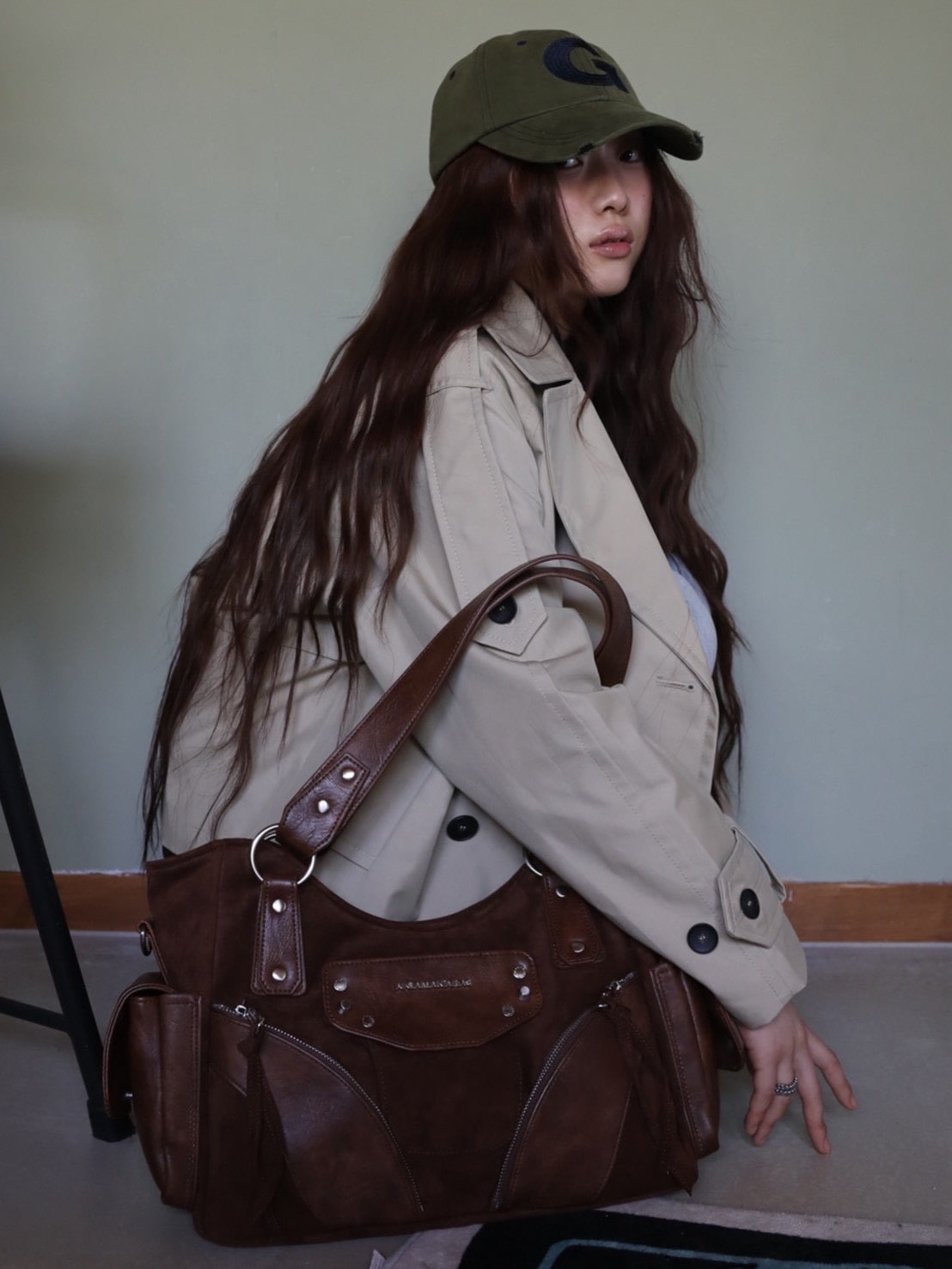 【IUGAMAKARAS】G Needlework Ball Cap