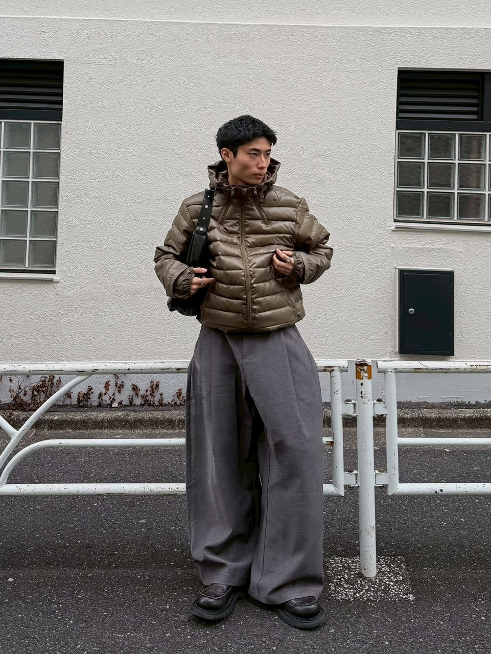 受注制【Chikashitsu +】5 zip puffer jacket / 【チカシツプラス】ファイブジップパファージャケット (4color)