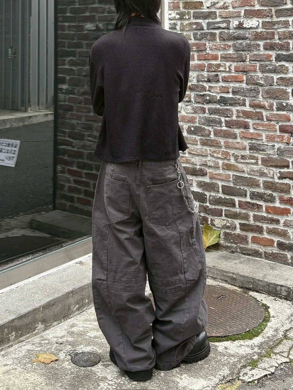 受注制【youll】cotton curve pants (2color)