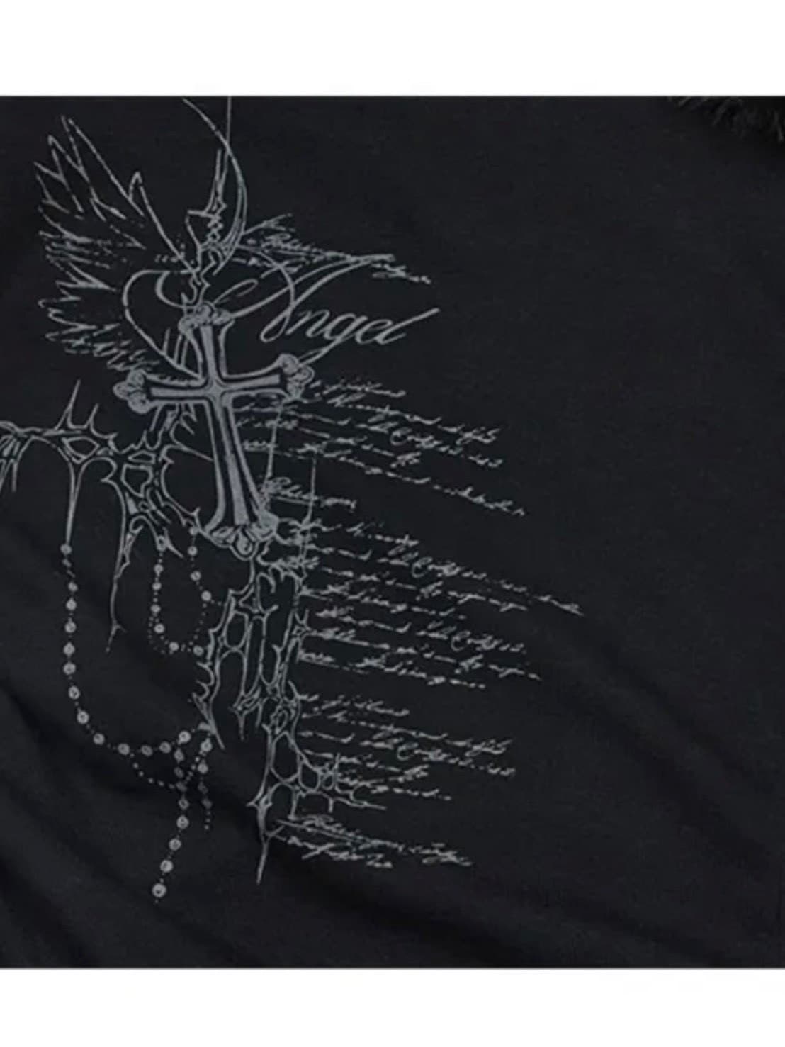 【NOT KNOWING】Fur Off Shoulder Lace Up Top