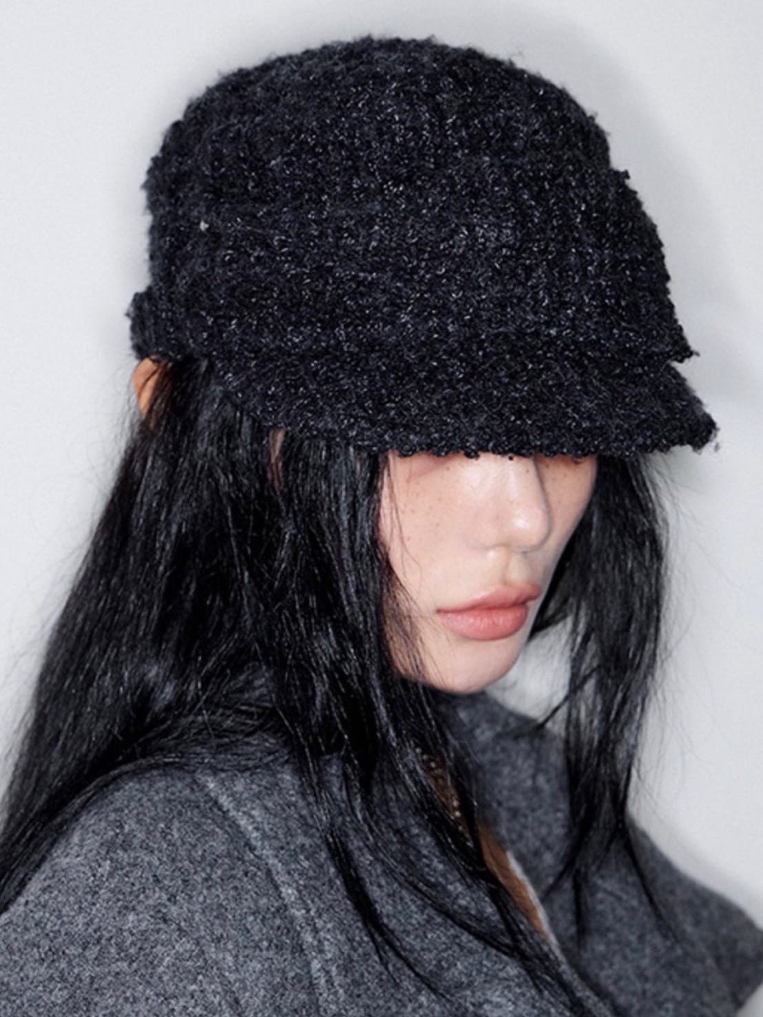 【NOT KNOWING】Buckle Bellboy Cap