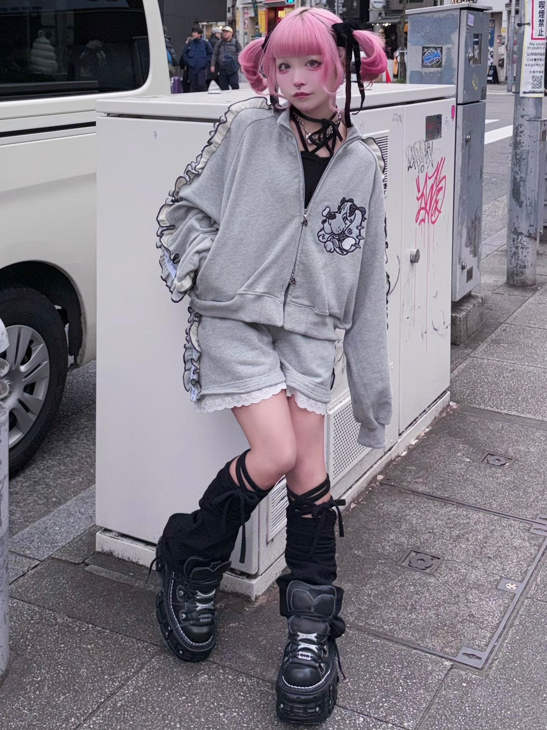 2/8 20:00発売 Pressing限定 【GALFY×kuua】コラボセットアップ (2color)