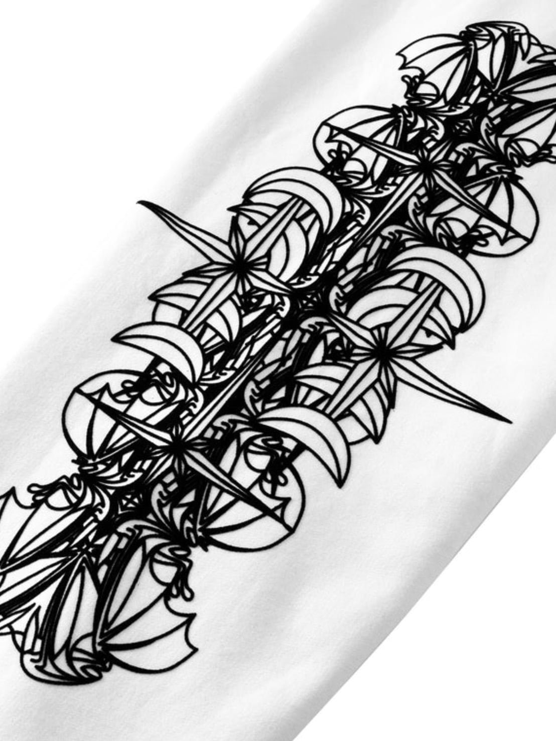 【The Boy Has No Patience】TBHNP LUMINOUS DAWN ASTRAL LOGO FLOCKED PANTS / 【ザボーイハズノーペーシェンス】アストラルロゴスウェットパンツ