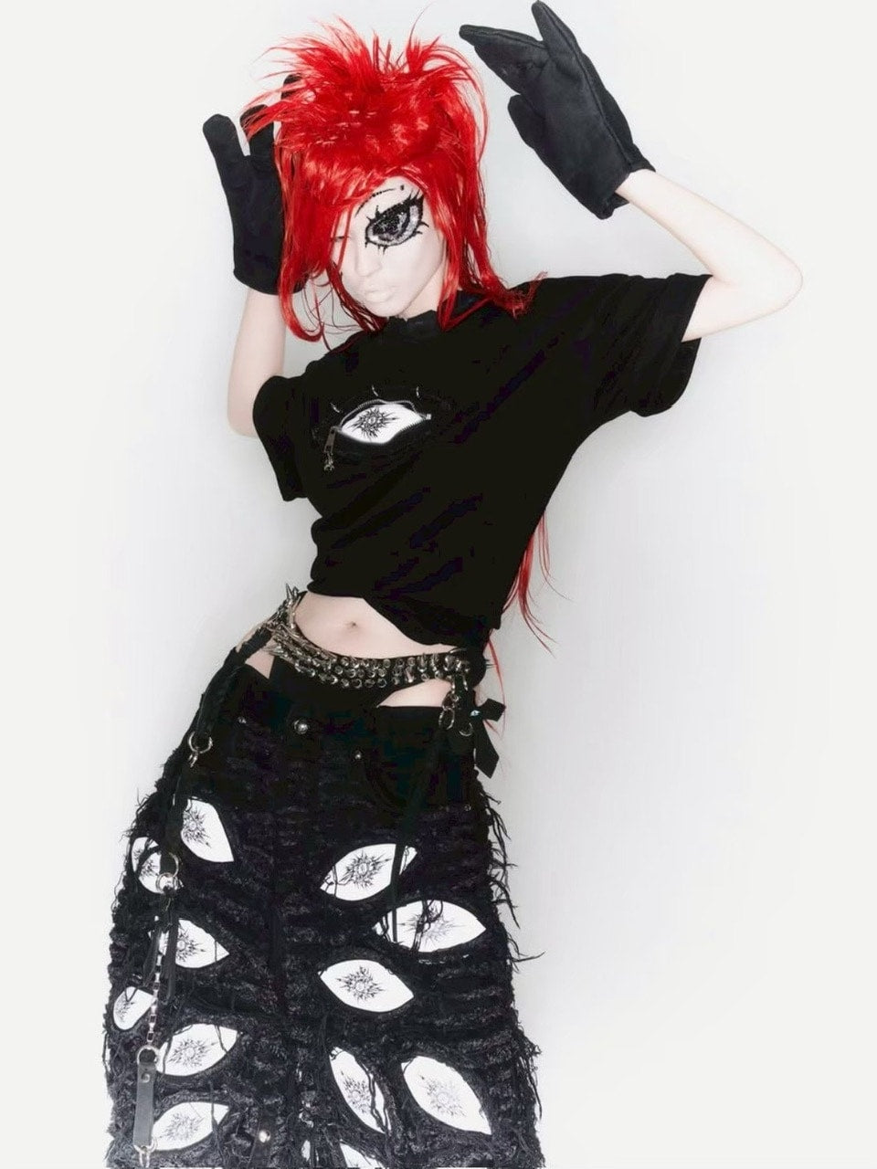 2/28 20:00発売【UNIZ】Monster Zip Eye T-Shirt / 【ユニズ】ジップアイ半袖Tシャツ