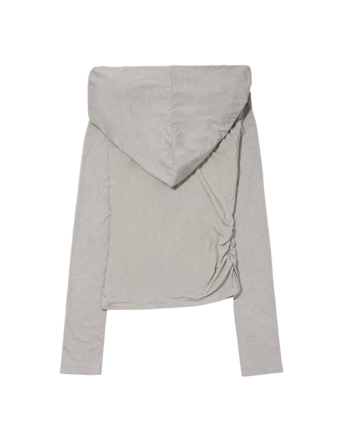 【FANCY CLUB】DRAPE HOODIE LONG SLEEVE