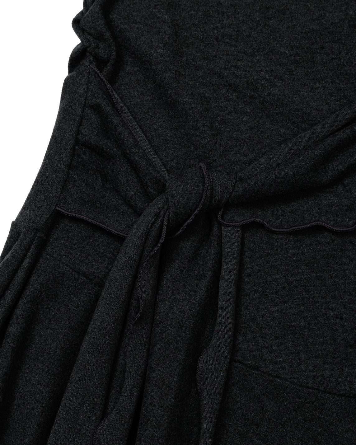 【Uglyshadow】RUCHED BOAT LONG TEE