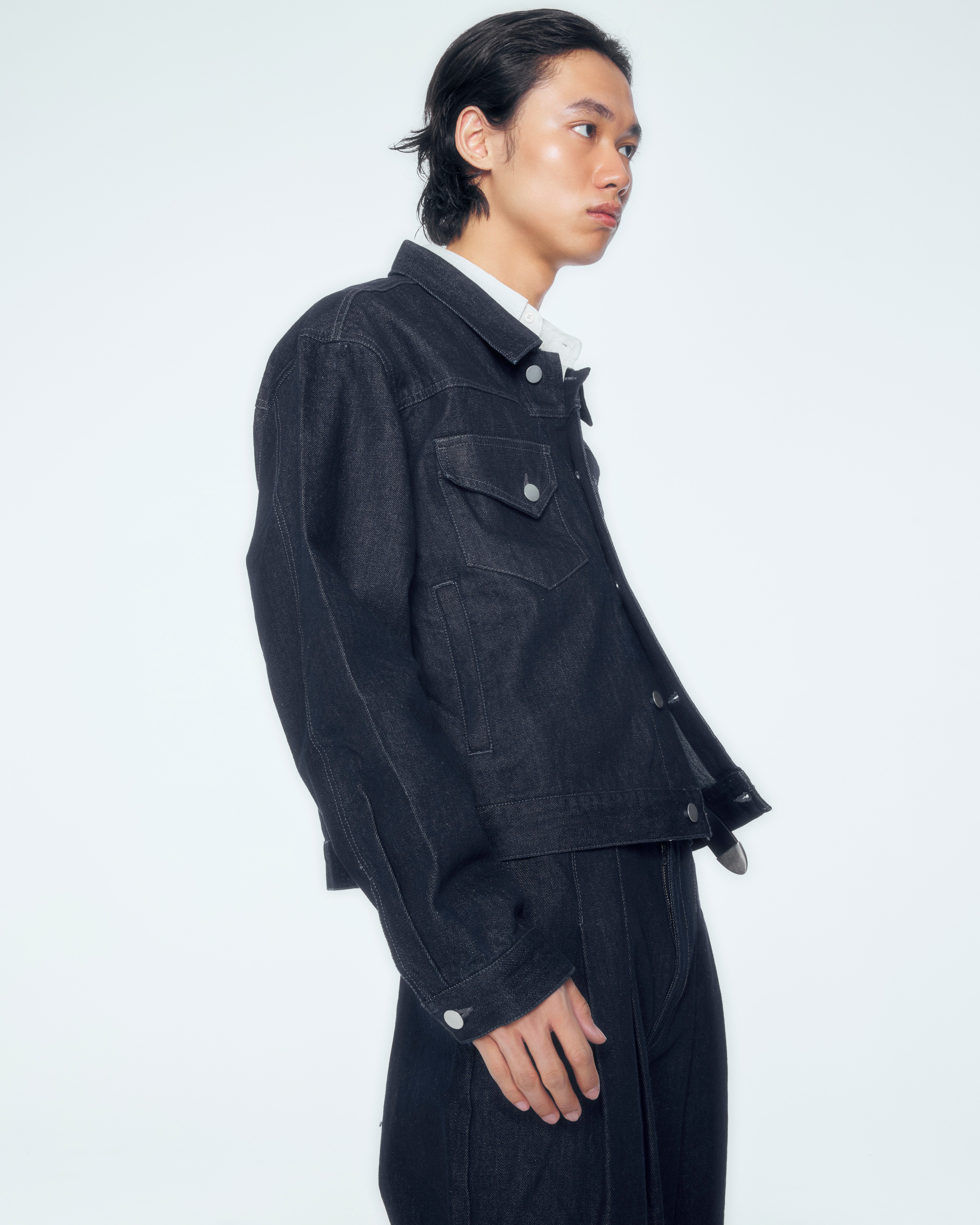 【CS】denim short jacket