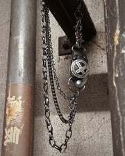 国際配送【Never mind the XU】TRIPLE CROSS WALLET CHAIN