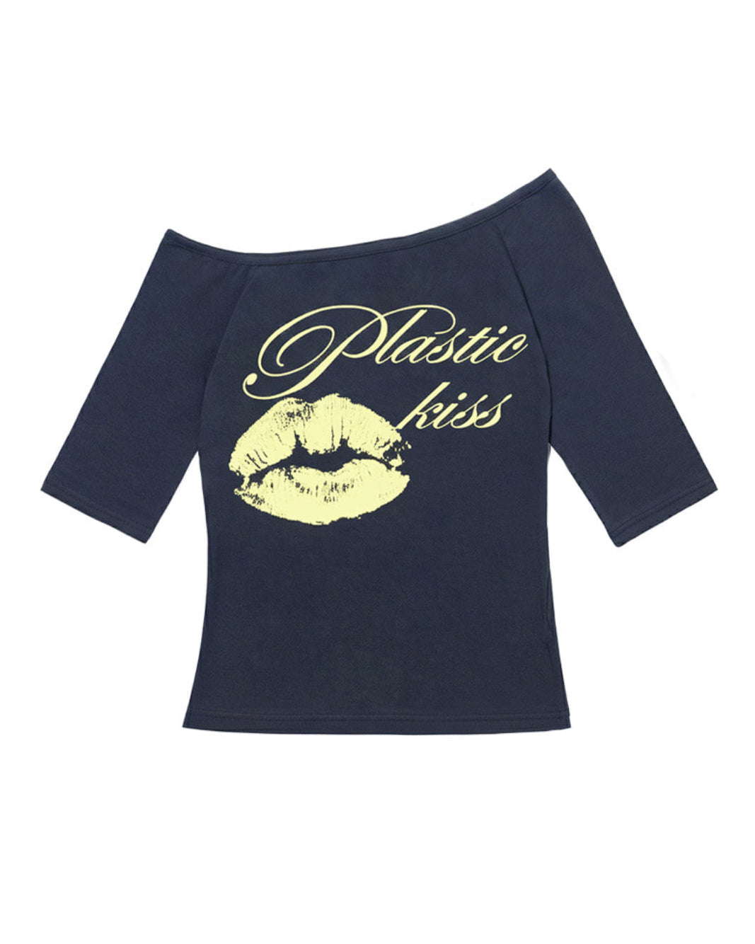 【FANCY CLUB】PLASTIC KISS ONE-SHOULDER TOP