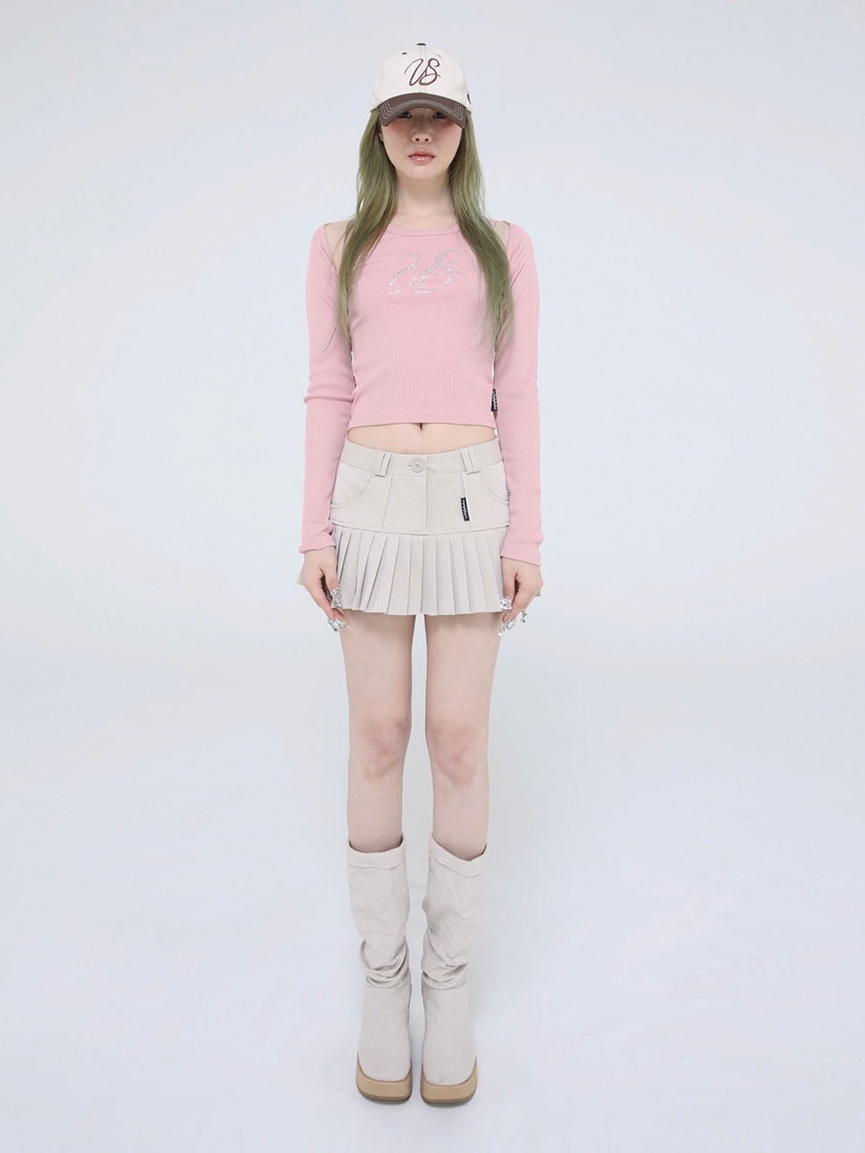 【Ugly shadow】DAILY CROP CARDIGAN