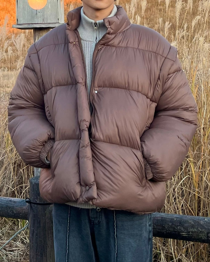 受注制【Chikashitsu +】2way padding jacket (4color)