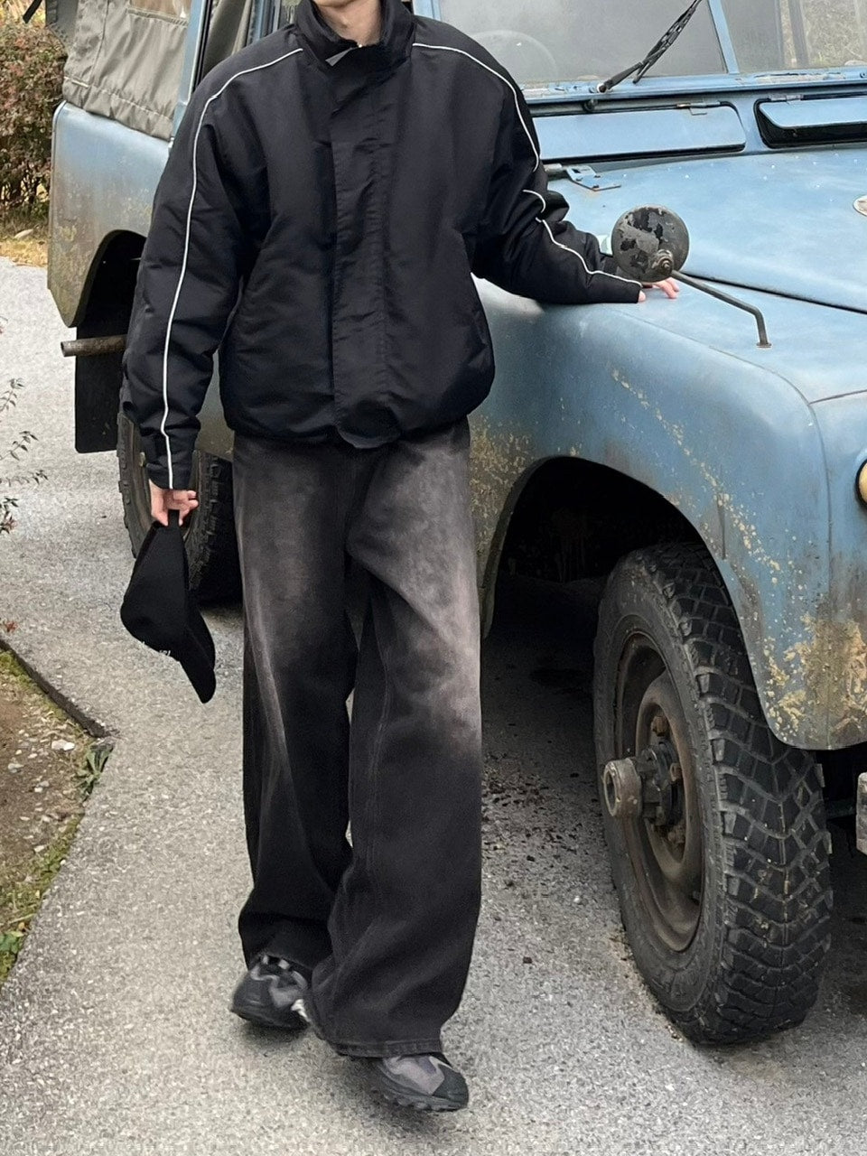 【youll】piping padding jacket