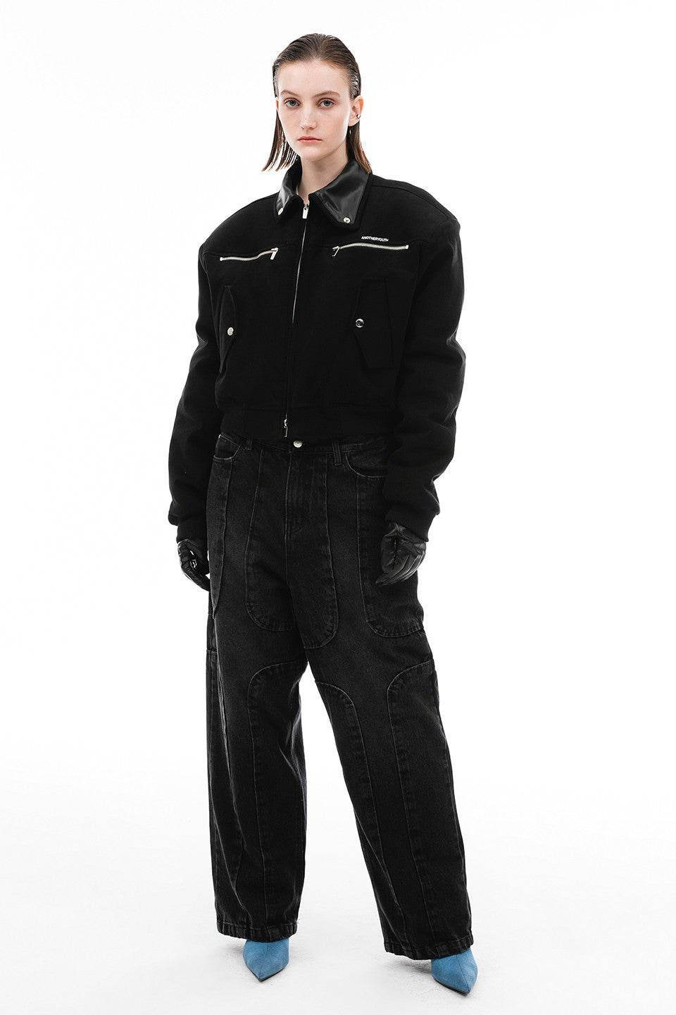 【ANOTHERYOUTH】panel jeans