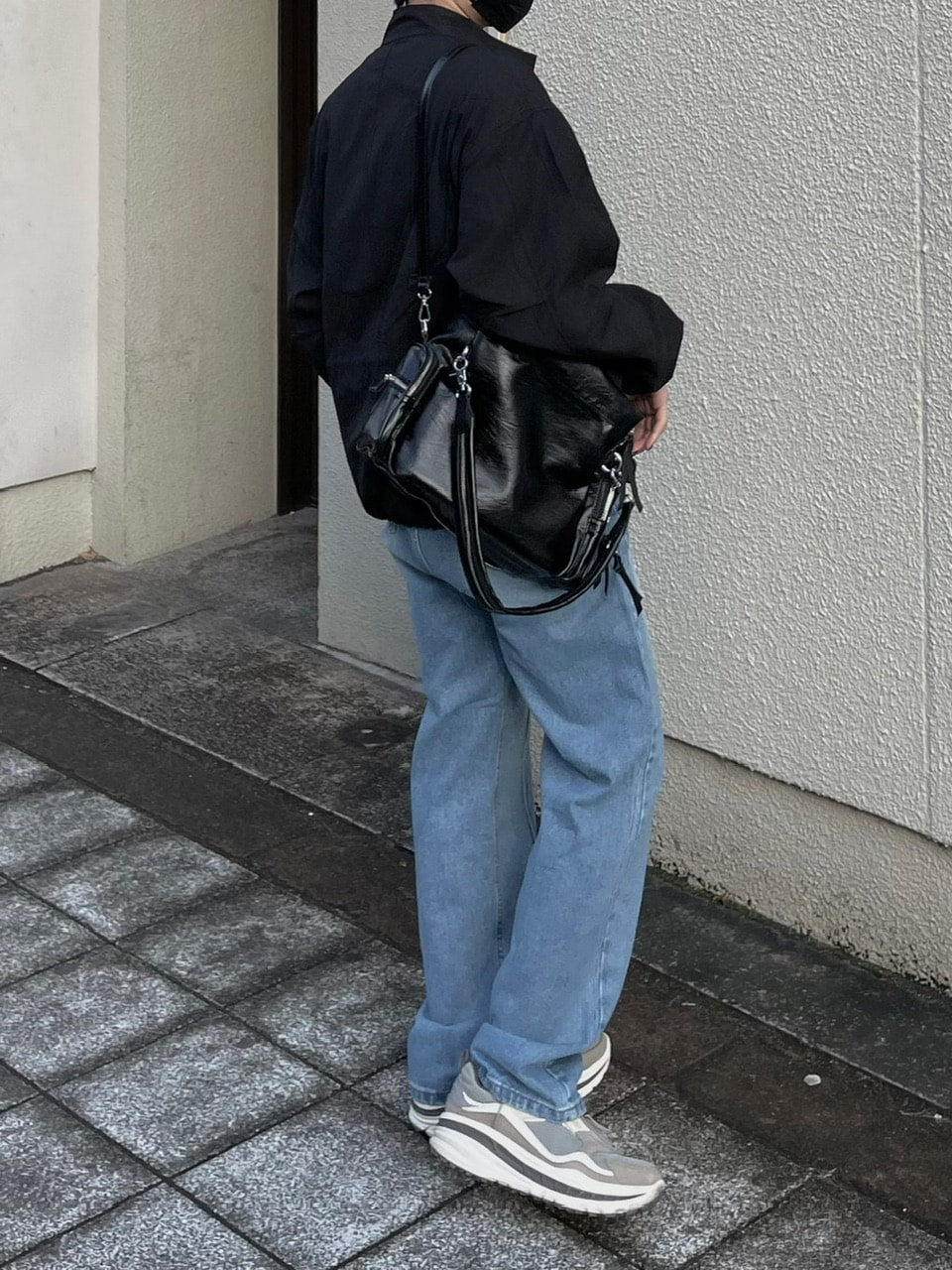 受注制【Chikashitsu +】center press denim pants 2