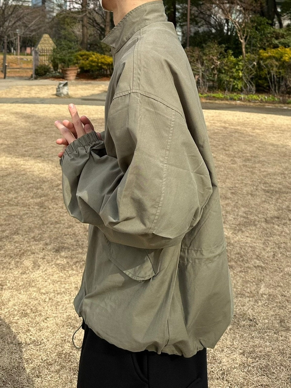 受注制【Chikashitsu +】cotton blouson(3color) / 【チカシツプラス】コットンジャケット