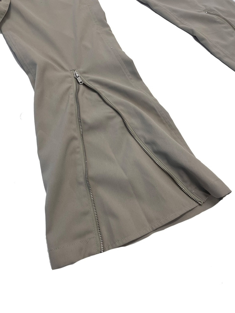 【Bizarre Maiden】strap zipper flared pants (2color)