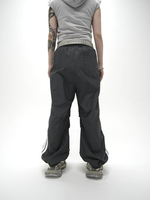 受注制【Never mind the XU】nylon track pants (2color)