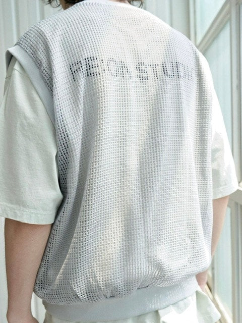 【RE:ON STUDIO】LAYERED MESH VEST