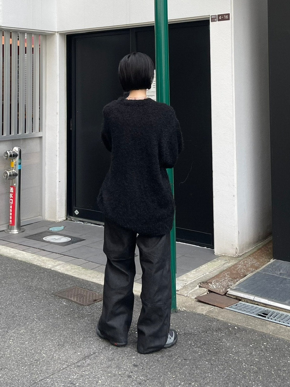 受注制【Chikashitsu +】bookle hairly cardigan (3color) / 【チカシツプラス】バックルヘアリー長袖カーディガン