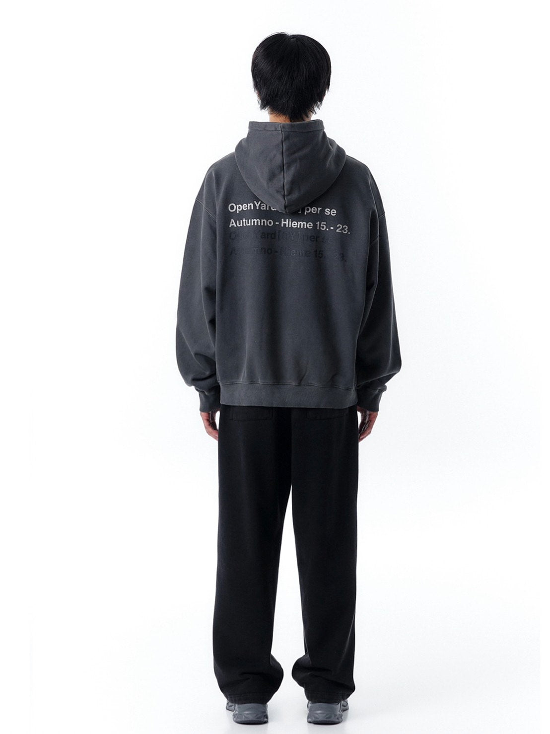 【OY】PIGMENT TYPO HOODIE