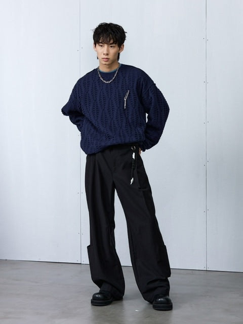 【ARCH by ROARINGWILD】FISH SCALE PATTERN SWEATER