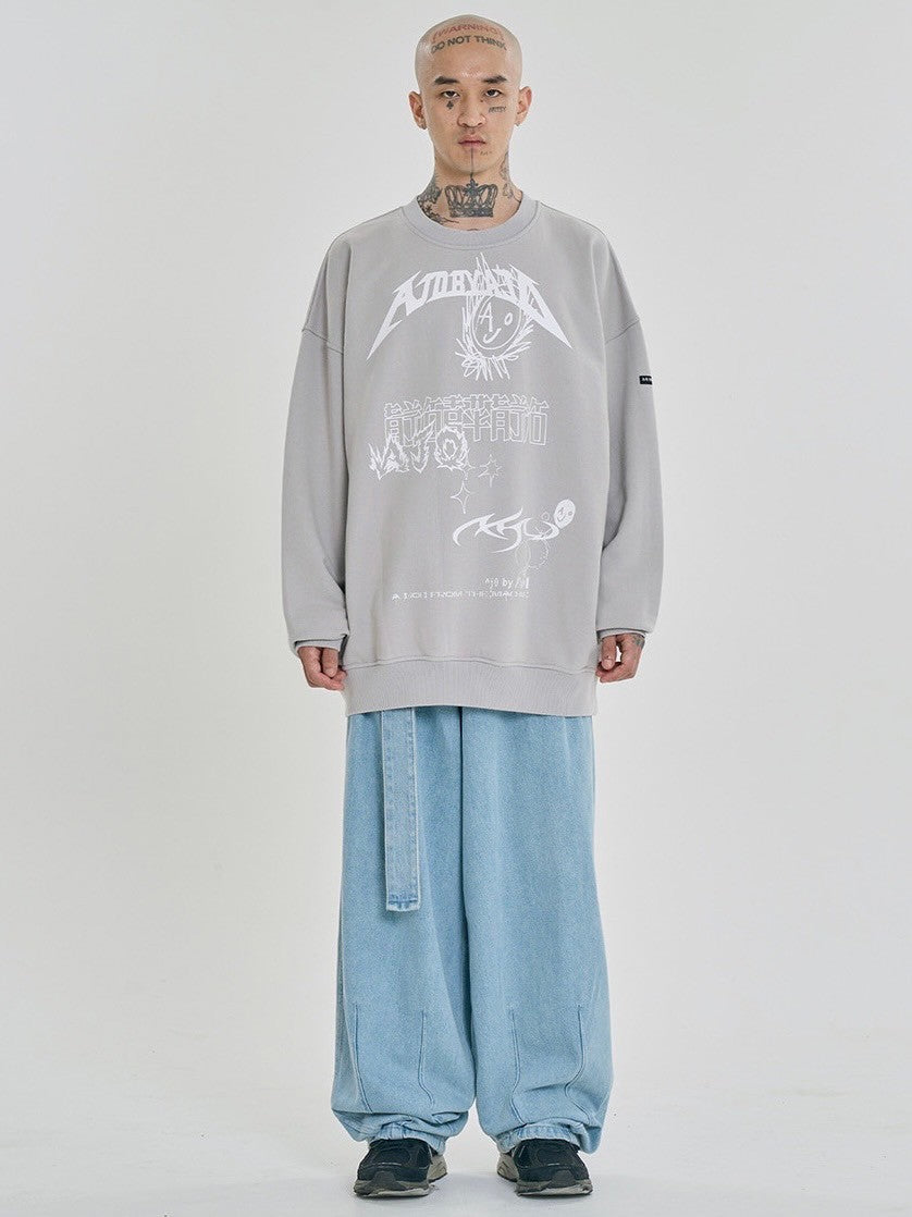 【AJOBYAJO】AJOLICA Collage Sweatshirt