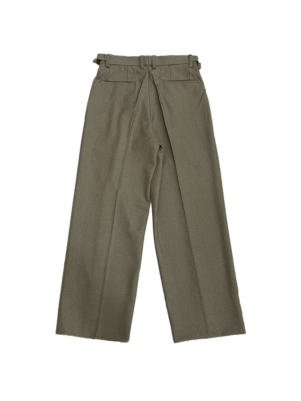 受注制【Chikashitsu +】set up belt slacks (3color)