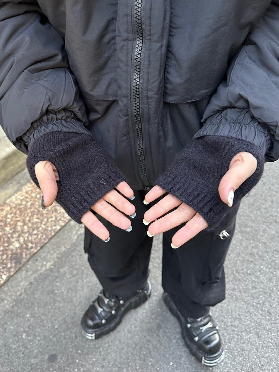 【Chikashitsu +】arm warmer (6color)