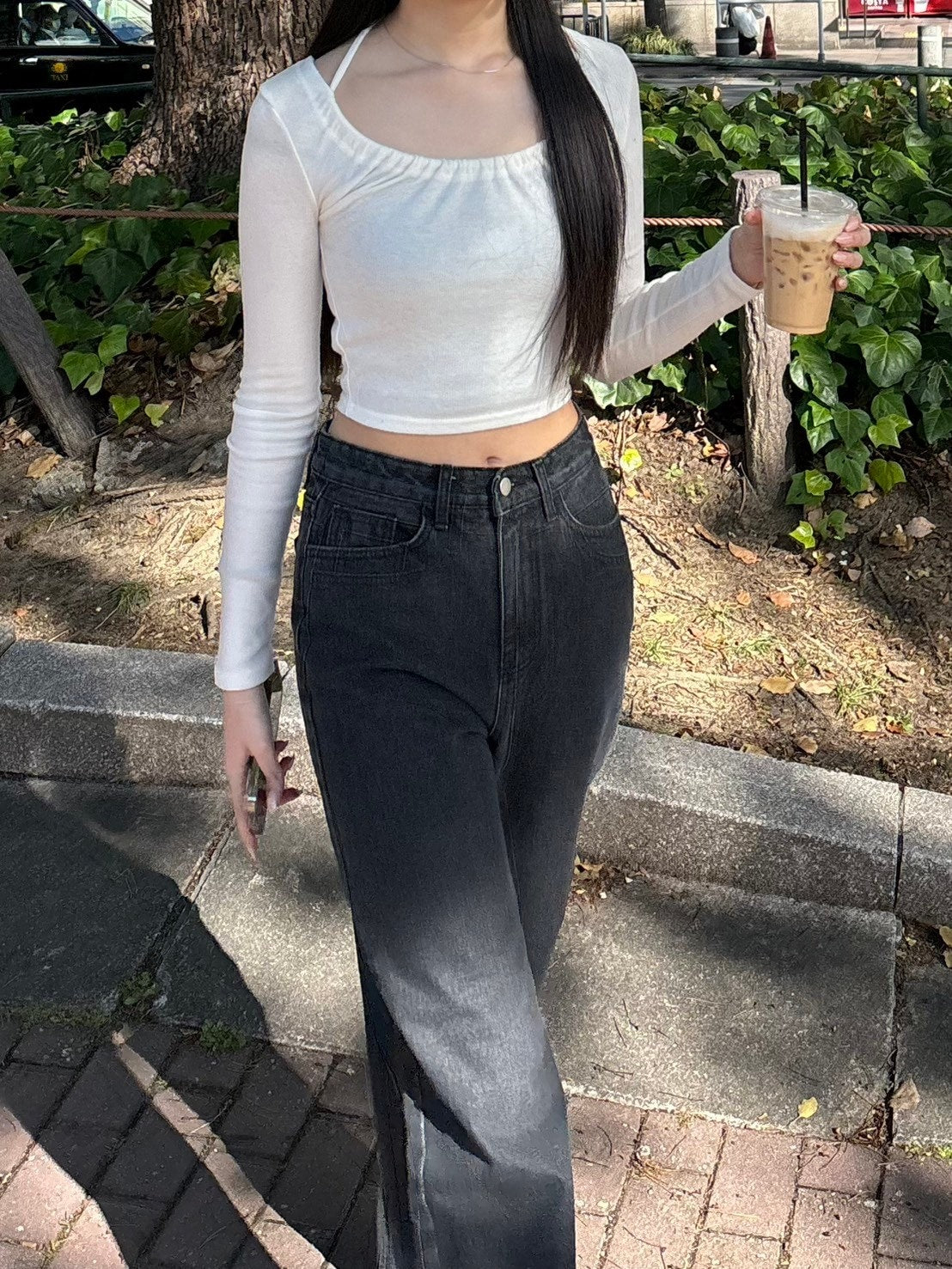 【Chikashitsu + LADIES】shirring cropped tops (3color)