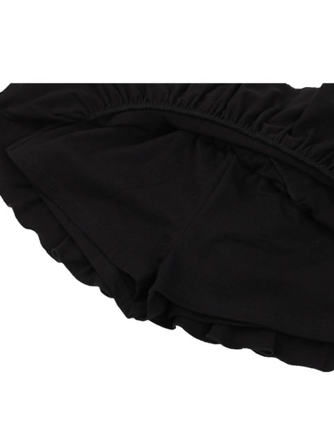 【FANCY CLUB】PUFF SWEAT CANCAN MINI SKIRT