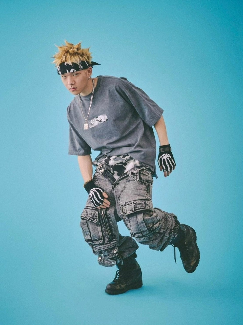 【GALFY】ガルフィーカモボックスロゴTee