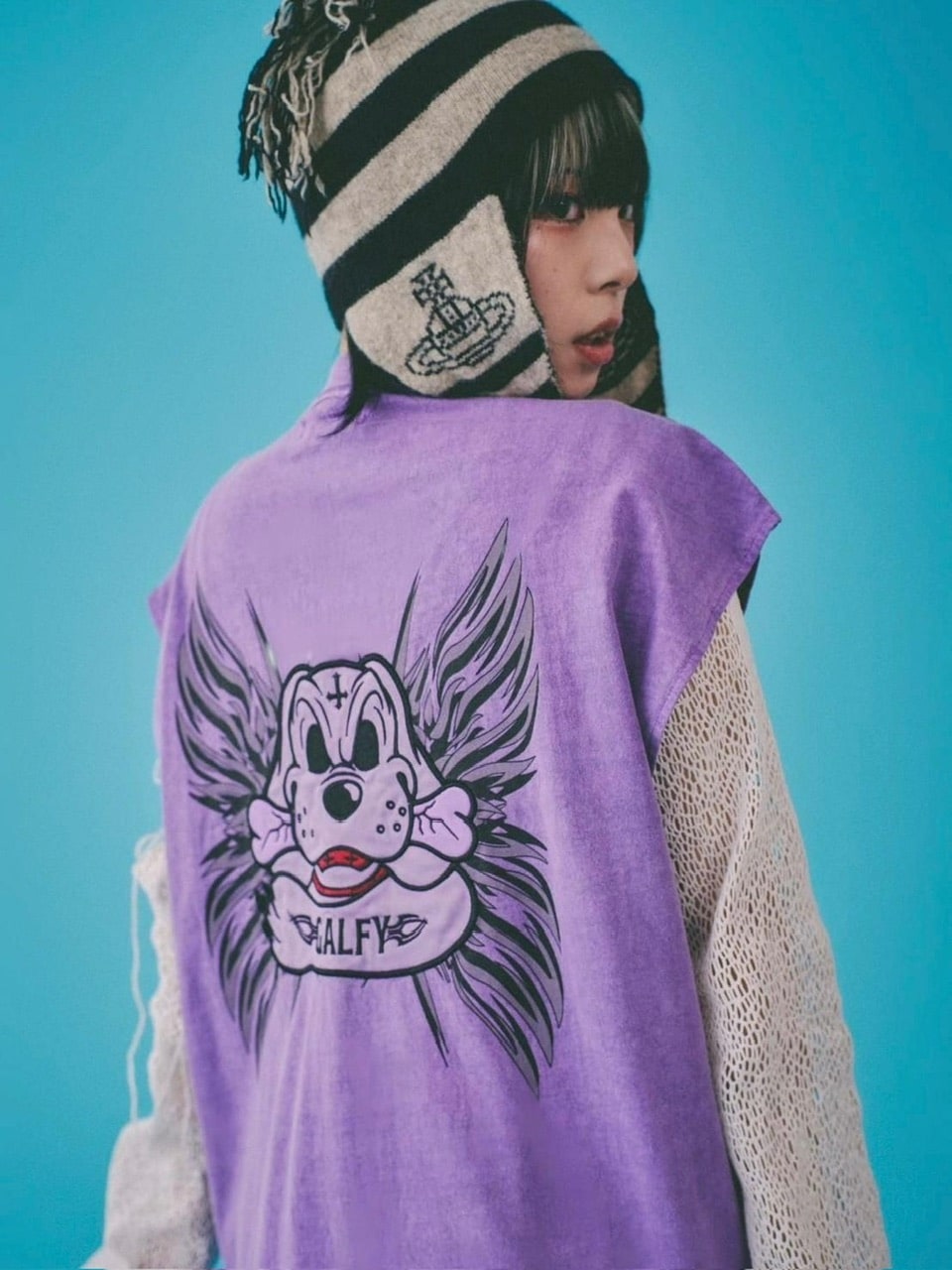 【GALFY】ゴリ厨二タンク / 【ガルフィー】ロゴプリントタンクトップ