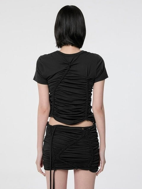 【FLAREUP】Handmade Twisted T-Shirt