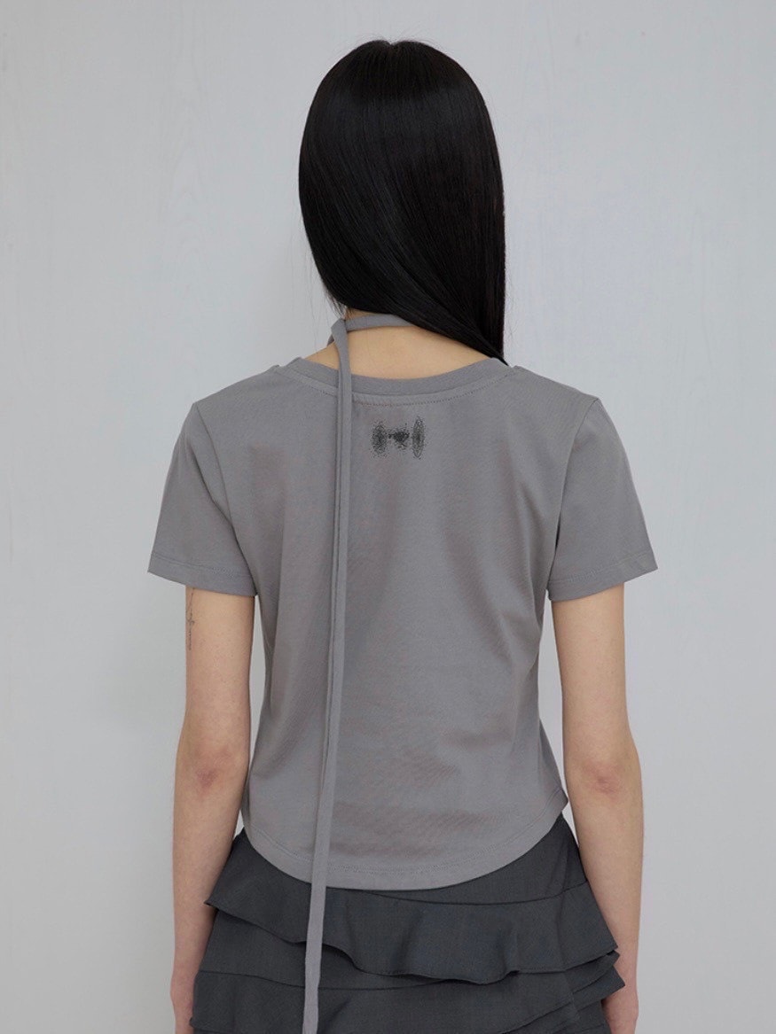 【FLAREUP】Vanish Tie Scarf T-Shirt