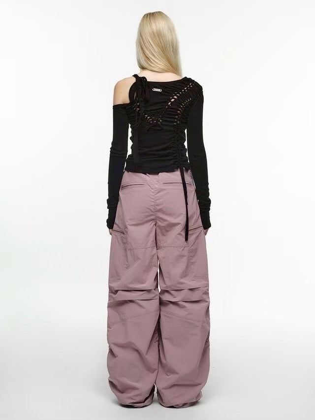 【NACHE】PUCKERING JOGGER PANTS (UNISEX)